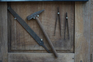 old rusty tools