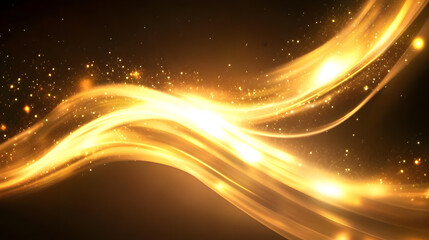 Modern abstract high-speed light effect. Abstract background with curved beams of light. Technology futuristic dynamic motion. Movement pattern for banner or poster design background concept.