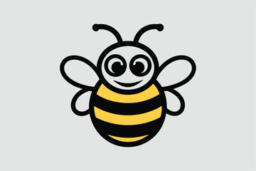 Cute Hornet Vector Illustration 