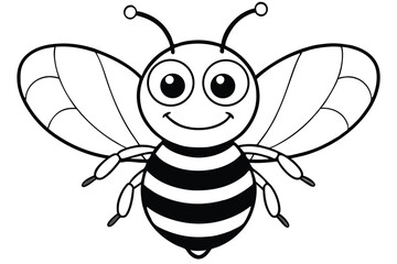 Cute Hornet Vector Illustration 