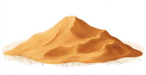 Sand Pile Building Material for Construction and Production