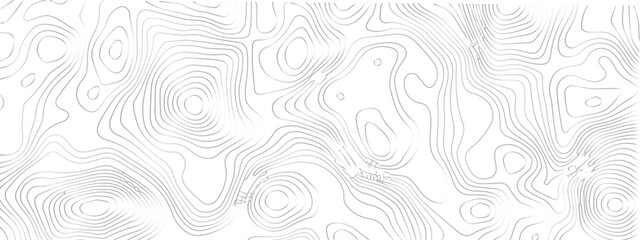 Seamless Grid Pattern Combining Topography, Technology Lines, and Discovery Areas Represented in Geometric Styles

