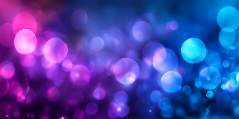 Fototapeta premium Fully Blurred Electric Blue and Purple Abstract Background for Futuristic Designs