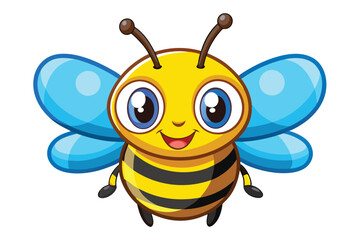 Cute Hornet Vector Illustration 