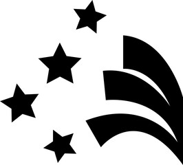 Fireworks. symbols of firecracker icons for Anniversary, New year, Celebrate, Festival. Flat design, Glamour, shining template, Premium Quality Designs Elements, isolated on transparent background,