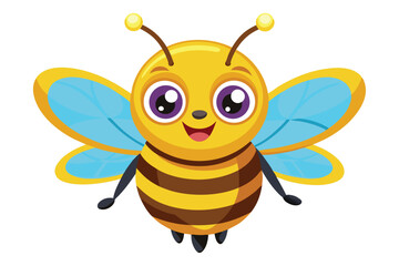 Obraz premium Cute Hornet Vector Illustration 
