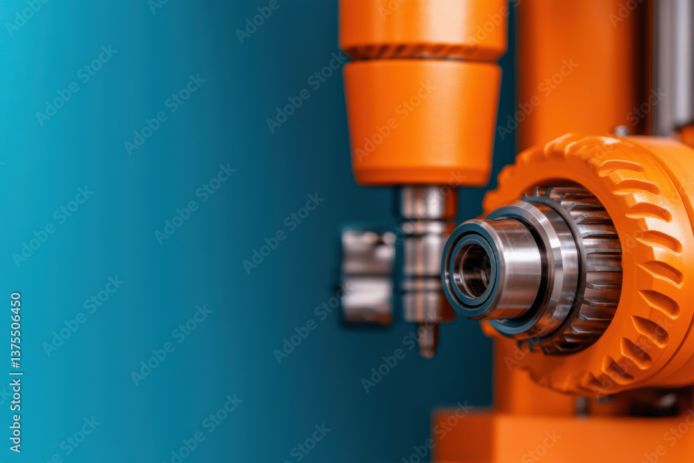 Poster innovative smart factory technology enhances ai driven workflow efficiency with precision machinery 
