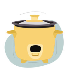 rice cooker.Automated Kitchen Appliance designed to boil or steam rice.