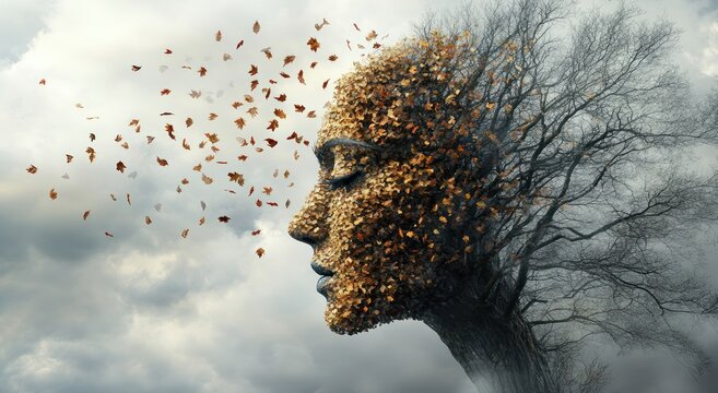 Rebirth Through Leaves in the Realm of Death and Life