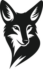 Coyote animal vector silhouette