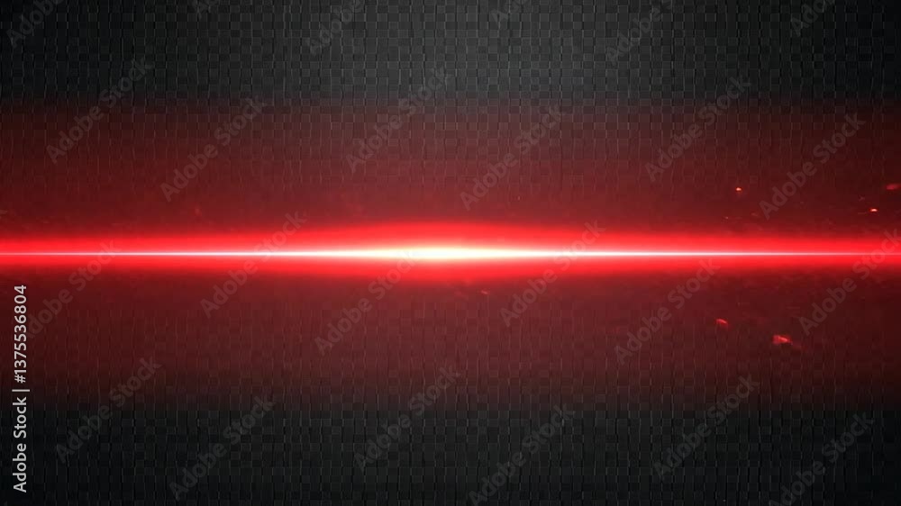 Aufkleber abstract background with horizontal glowing red line and dark geometric texture