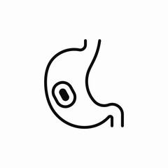 stomach digestive health medical icon vector sign