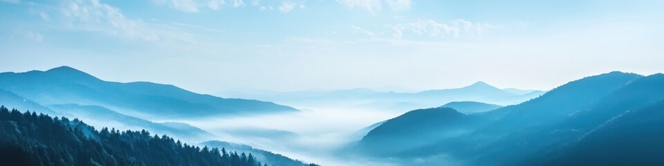 Obraz premium A dramatic coastline with cliffs overlooking the ocean, waves crashing below, with empty space above for text or logo.