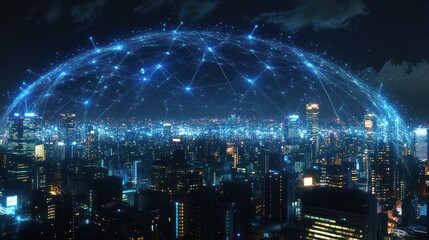 City and Network Interconnection in Digital Technology