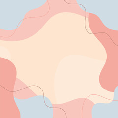 Artwork trendy contemporary abstract shapes. Background with abstract Colorful. Banner and cover for your design.