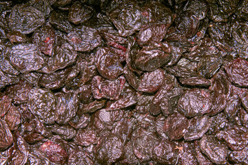 prunes dried fruits background
