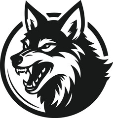 Coyote animal vector silhouette