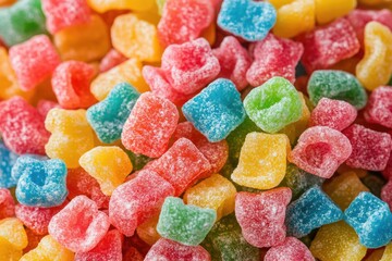 Bamba Breakfast Snacks. Closeup of Colorful and Delicious Cooked Dessert