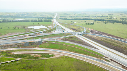 M12 Motorway Badgerys Creek under construction. Badgerys Creek, NSW - Match 30 2025