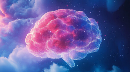 Fototapeta premium Cloud computing leverages AI to analyze vast amounts of data efficiently.