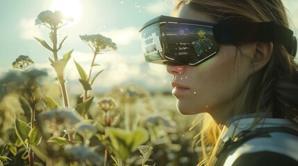 Augmented Insights: Revolutionizing Agriculture with Wearable Technology and Plant Data Visualization in the Field