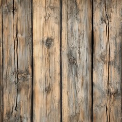 Fototapeta premium Rustic Plank Texture: A close-up view of aged wooden planks showcases natural textures and grains, evoking a sense of timelessness and understated elegance.