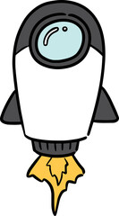 Illustration of rocket
