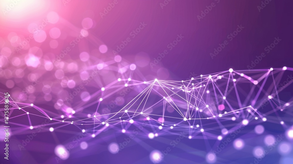 Poster high-speed broadband network background with glowing circuits.