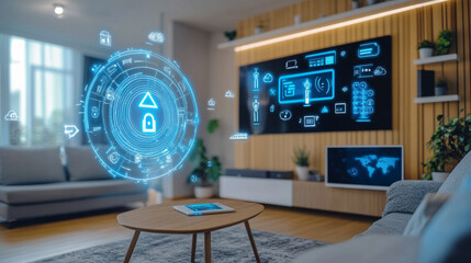 Smart home devices use AI to optimize energy consumption and improve security.