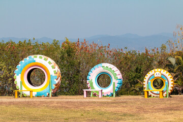 target in the field