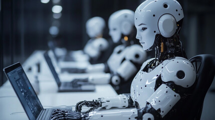 The future of work is evolving as AI automates repetitive tasks in various industries.