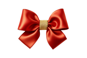 red ribbon bow
