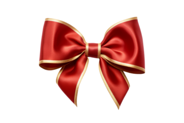 red ribbon bow