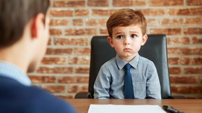 Navigating family law parent-child discussion office setting document review emotional insights