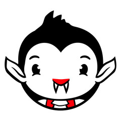 Duck Vampire Halloween Costume Bloodsucker Monster Design Lover Art Vector Illustration Card T-Shirt Poster Sticker Graphic Print Decorative Drawing Isolated Logo Decoration Symbol Creative Cool Style