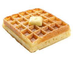 waffles isolated on transparent 
