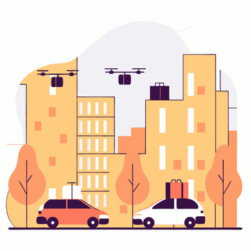 Economic Development Urban Planning Infrastructure Vector