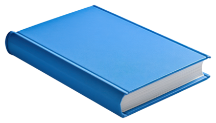 PNG Blue hard cover book publication blue