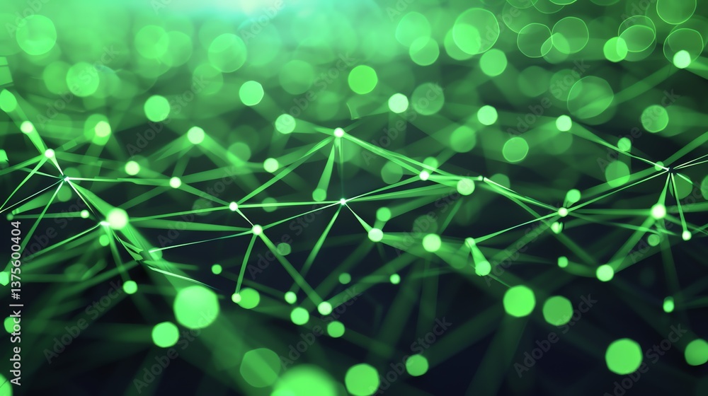 Poster abstract background with plexus structure. 3d rendering.