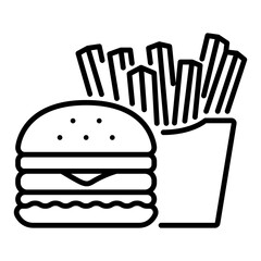 fast food vector illustration