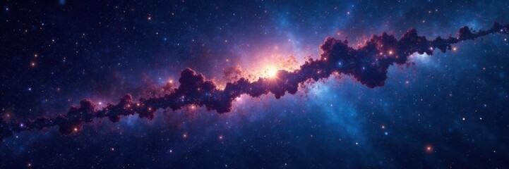 Fototapeta premium Celestial showcase with twinkling stars against a dark canvas, sparkle, dark background, stars