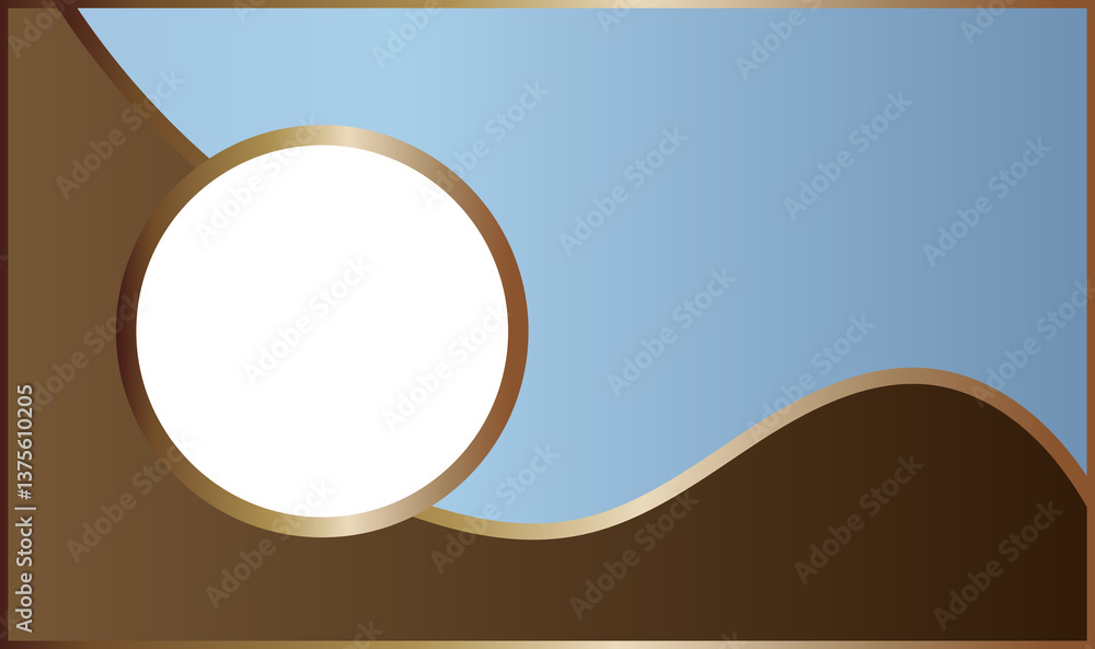Poster abstract background with a dynamic waves in a minimalist style