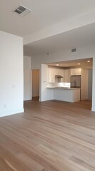 Modern kitchen apartment interior