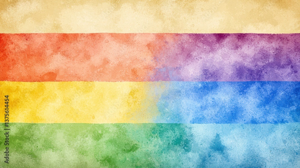 Poster abstract colorful striped pattern design