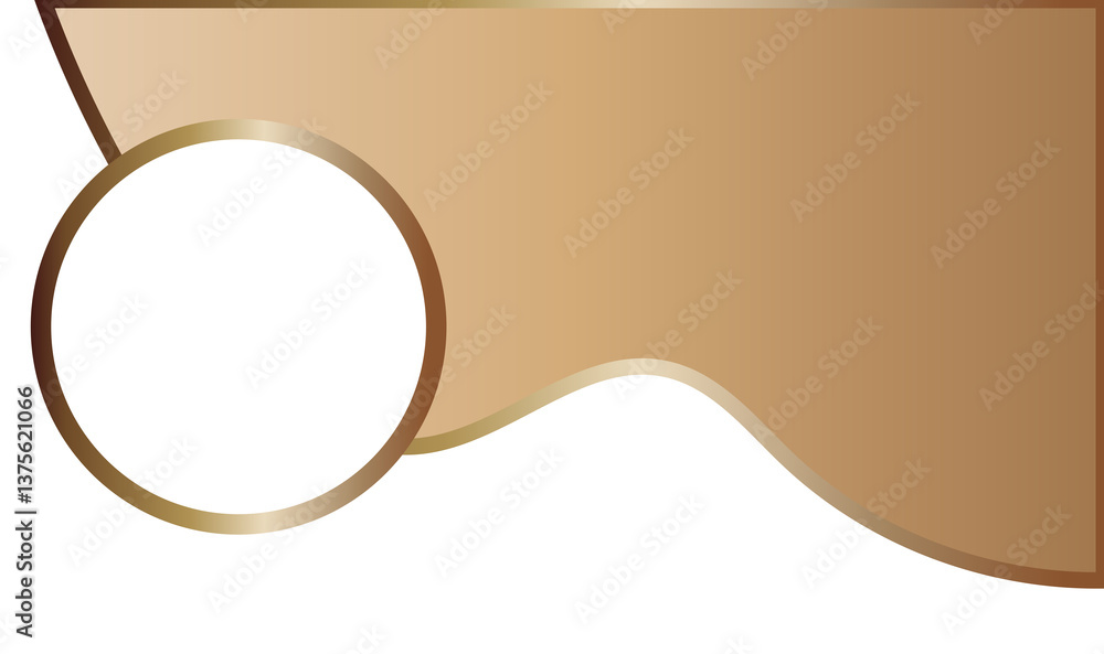 Poster abstract gradient smooth wave line and circle, png background.abstract banner background for social 