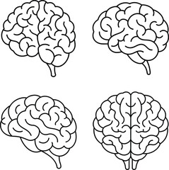 One line art vector template for coloring page