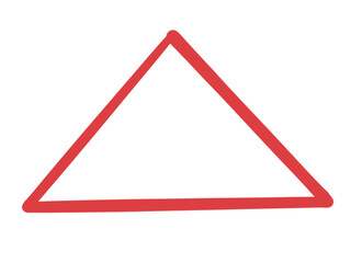 赤い三角