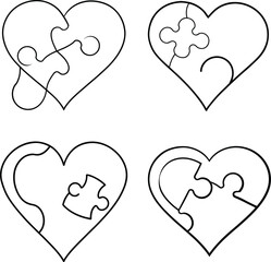 One line art vector template for coloring page