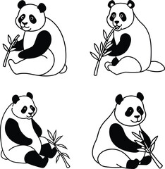 One line art vector template for coloring page