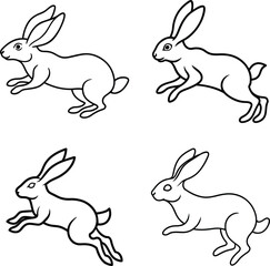 One line art vector template for coloring page